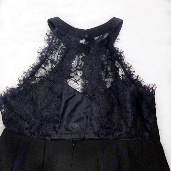 BCBG Generation Black Lace Babydoll Dress - Picture 5 of 8